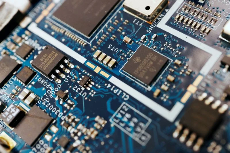 Global chip stocks declined on Friday, influenced by a selloff in South Korean equities and geopolitical uncertainty.