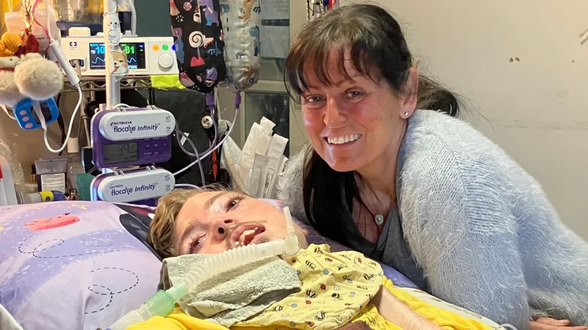 Samantha Tolmie, whose son Lewis relies on life-sustaining medical equipment, has cut back on hot meals to manage her energy bills.
