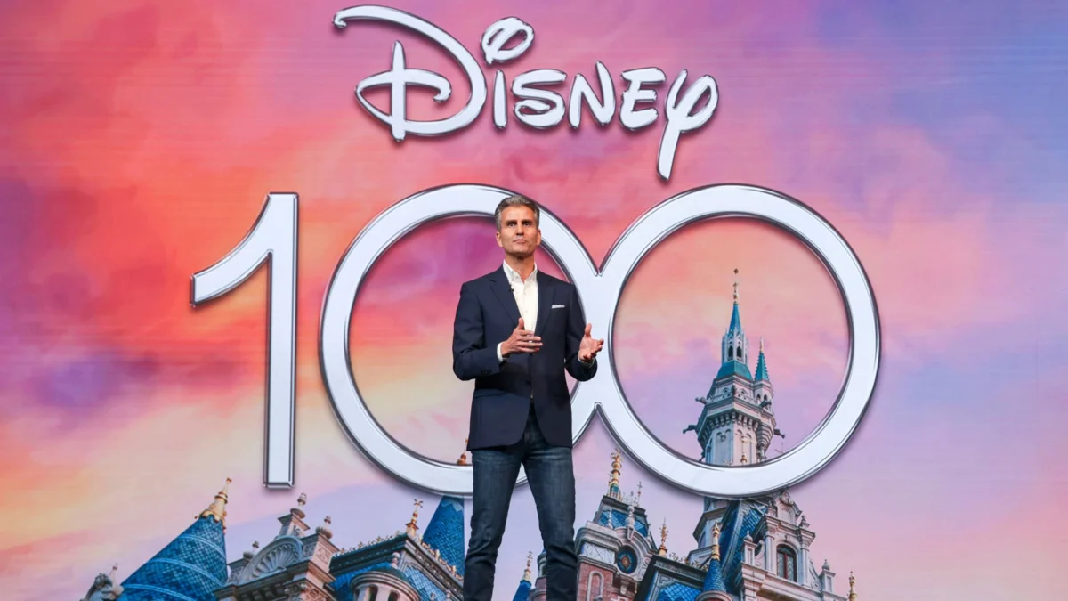 Disney CEO Josh D'Amaro speaks during a company earnings call on May 6, 2026. (CNBC)