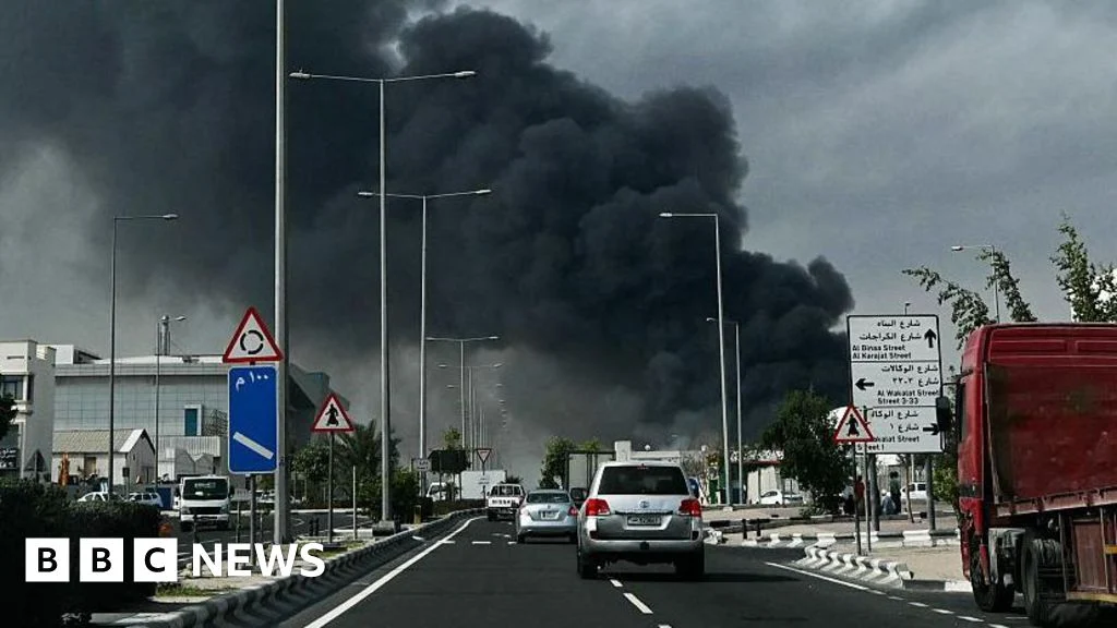 The Ras Laffan industrial city in Qatar, a key LNG export hub, was hit by an Iranian missile.
