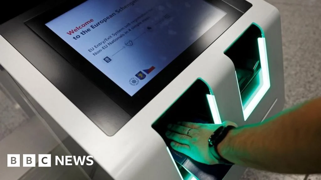 British travellers may face longer queues at some European airports due to new digital border checks.