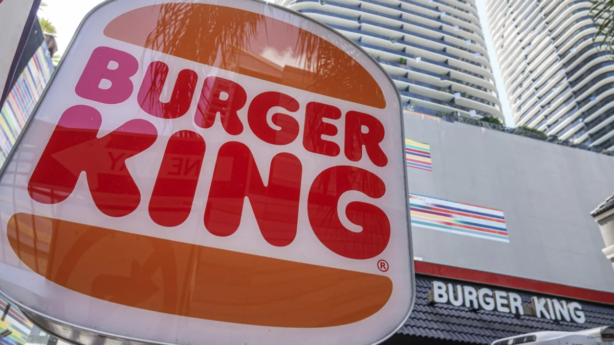 A Burger King fast food restaurant in Miami, Florida.