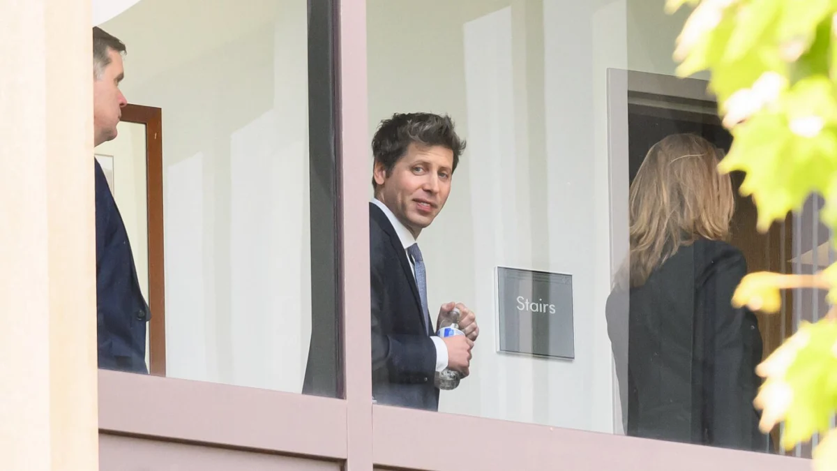 OpenAI CEO Sam Altman arrives at the federal courthouse in Oakland, California, on May 12, 2026, for proceedings in the trial related to Elon Musk's lawsuit against the company.