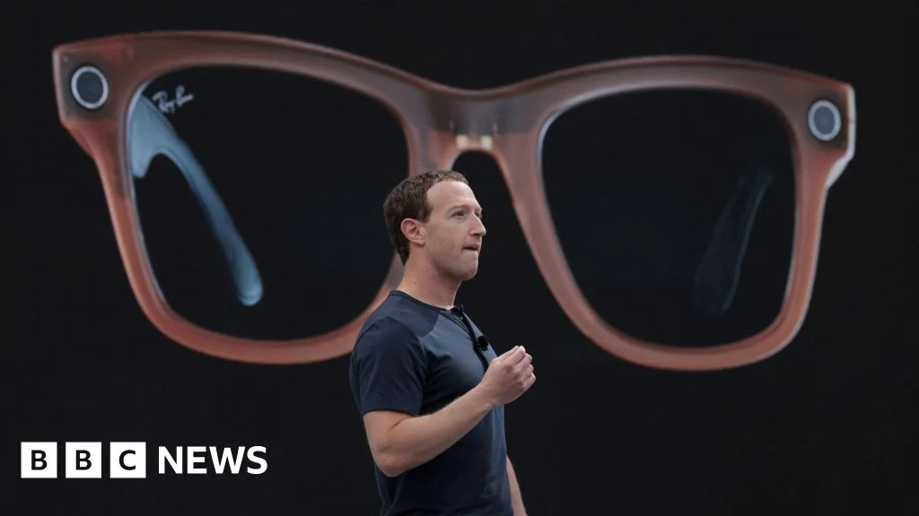 Meta's smart glasses, a collaboration with EssilorLuxottica, are designed to look like classic Ray-Ban frames but include a camera and other smart features.