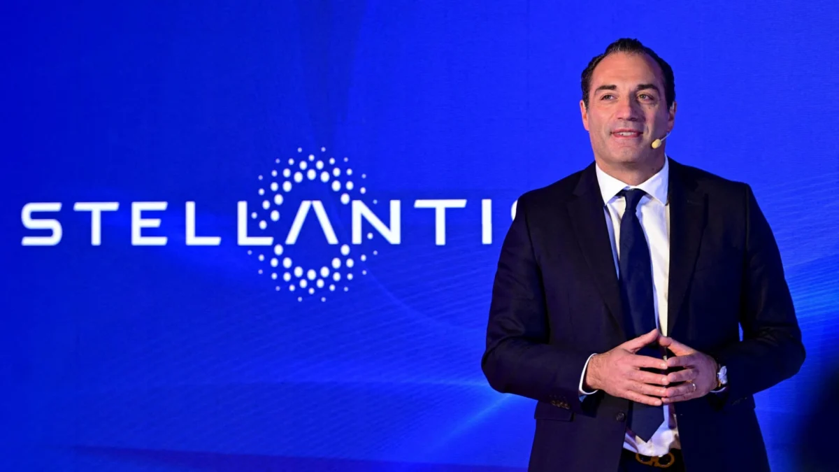 Stellantis CEO Antonio Filosa speaks during an event in Turin, Italy, Nov. 25, 2025. Daniele Mascolo | Reuters