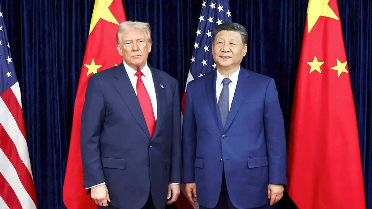 President Donald Trump is set to travel to China this week for a summit with Chinese President Xi Jinping. (Evelyn Hockstein/Reuters)