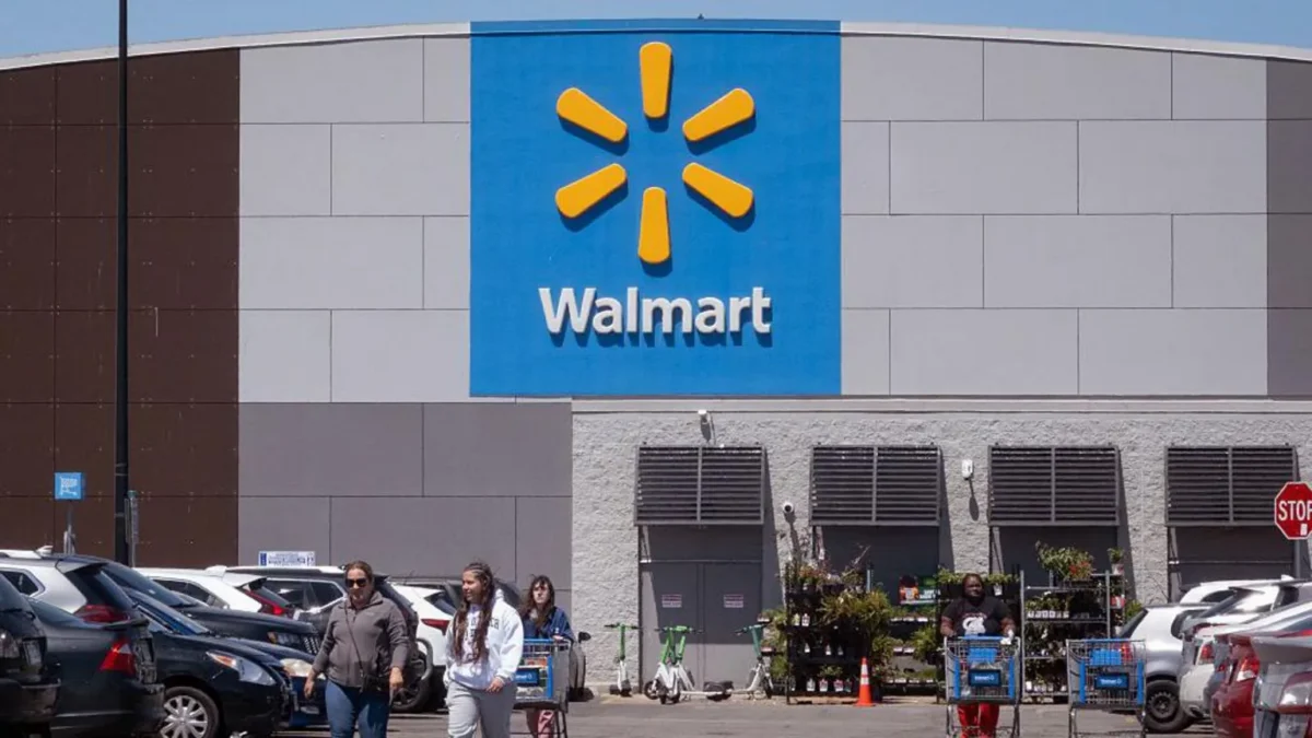 Walmart has warned that higher gas prices are causing U.S. consumers to cut spending elsewhere.