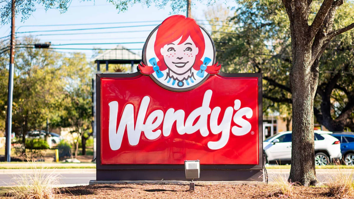 A Wendy's restaurant sign is seen on November 10, 2025, in Austin, Texas. (Brandon Bell | Getty Images)