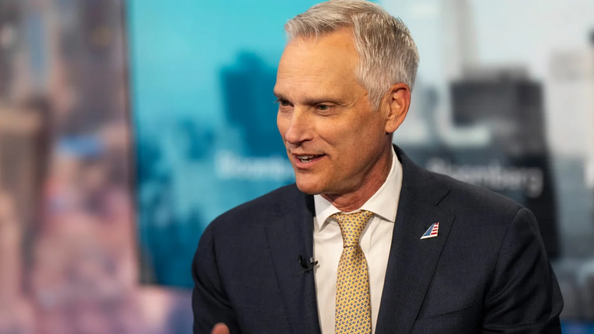 Robert Isom, American Airlines CEO, discusses strategic initiatives to close the profit gap with rivals, emphasizing premium cabins and a renewed wide-body order.
