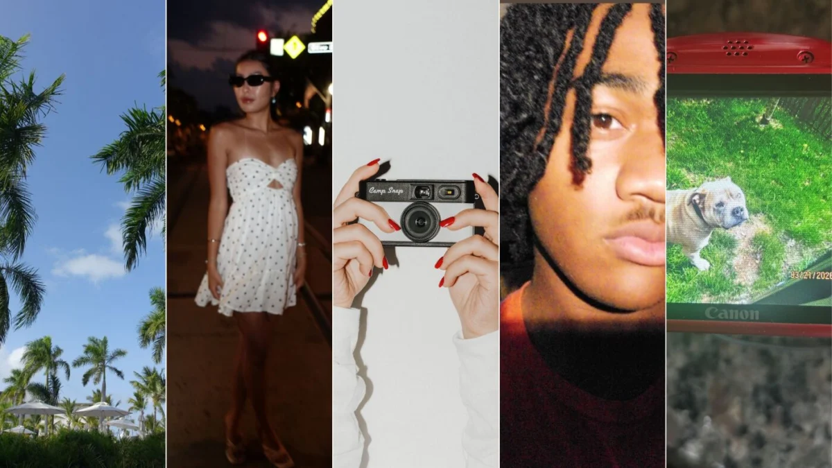 Old-school digicams at a music festival capture a nostalgic, grainy look that contrasts with smartphone photography.